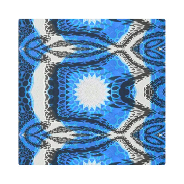 アトミック・ブルー メタルプリント (正面)