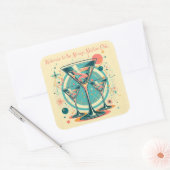 アトミック・マルティニ・クラブ・トリプルへようこそ遊 スクエアシール (封筒)