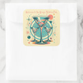 アトミック・マルティニ・クラブ・トリプルへようこそ遊 スクエアシール (バッグ)