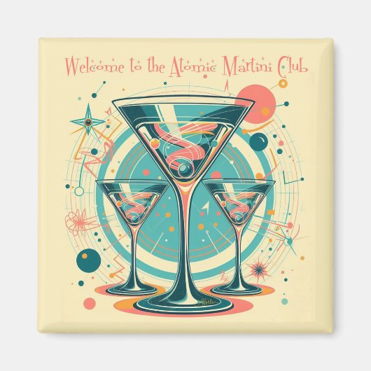 アトミック・マルティニ・クラブ・トリプルへようこそ遊 マグネット (正面)