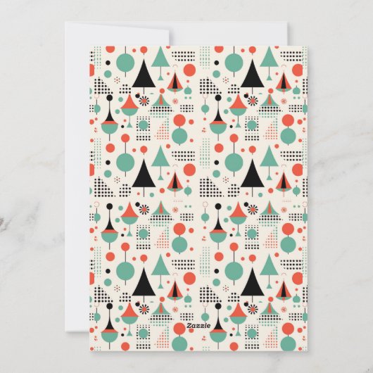 アトミック ミッドセンチュリー モダン クリスマス (裏面)