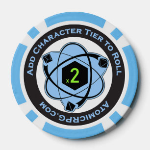 アトミックRPGシステム+2プレーヤトークン ポーカーチップ