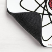 アトミックValentine Leopardプリントハート マウスパッド (コーナー)