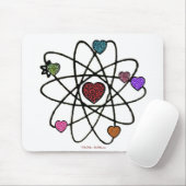 アトミックValentine Leopardプリントハート マウスパッド (マウス)