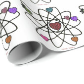 アトミックValentine Leopardプリントハート ラッピングペーパー (ロールコーナー)