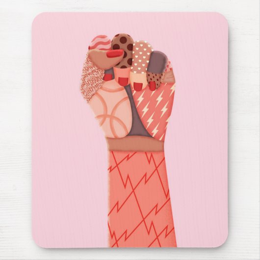 アトモダンルウォメンズデモ マウスパッド (正面)