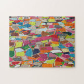 アトモダンルジオメトリックデコ数々のカラー ジグソーパズル (横)