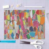 アトモダンルジオメトリックデコ数々のカラー 薄葉紙 (クラフト)