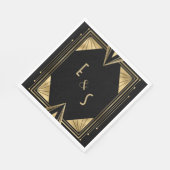 アトモノグラムのルデコ結婚披露宴 スタンダードランチョンナプキン (角)