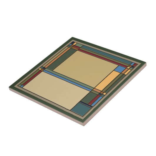 アトラはっきりしたクティブアーツ&クラフツ幾何学模様 タイル (側面)