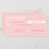 アトラクションの法則かわいいピンクの症状チェック (正面/裏面)