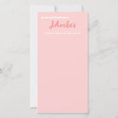 アトラクションの法則かわいいピンクの症状チェック (裏面)