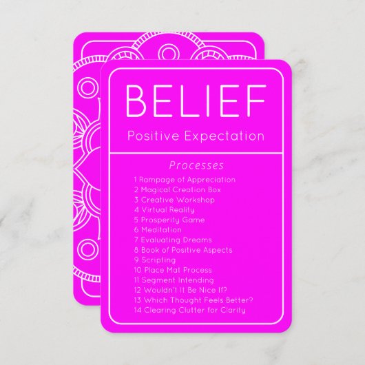 アトラクションの法則アブラハム・ヒックス・カード 招待状 (正面/裏面)