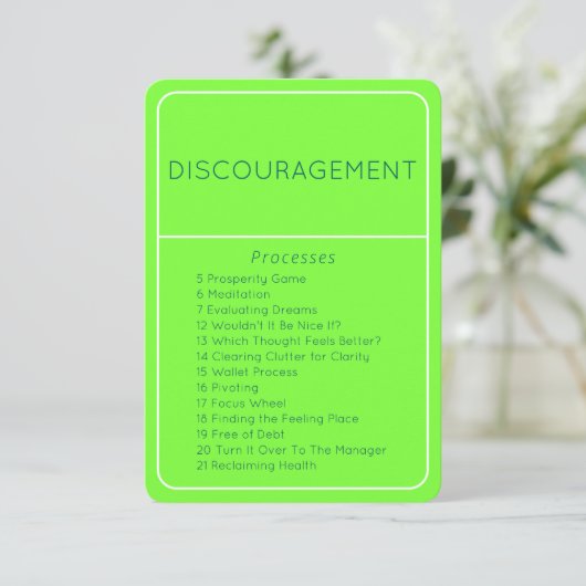 アトラクションエモーメントカードの破棄法 招待状 (スタンド正面)