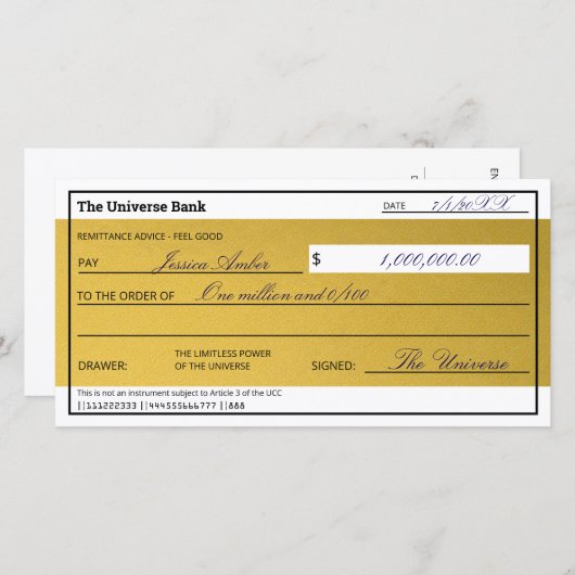 アトラクションエレガント金ゴールド存在度検査の法則 (正面/裏面)