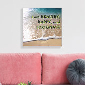 アトラクションビーチ キャンバスプリント (インサイチュ (リビング))