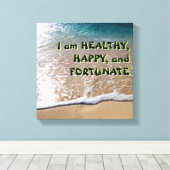 アトラクションビーチ キャンバスプリント (インサイチュ (ウッドフロア))