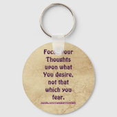 アトラクション成功キーチェやる気を起こさせるーンの法則 キーホルダー (正面)