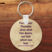 アトラクション成功キーチェやる気を起こさせるーンの法則 キーホルダー (正面)