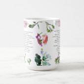 アトラクション豊かな祈りの言葉 コーヒーマグカップ (中央)