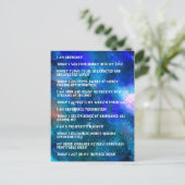 アトラクション金表示の法律 ポストカード (スタンド正面)