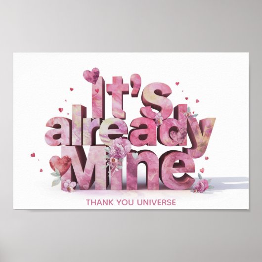 *~*アトラクションAP85お洒落マニフェストの法則 ポスター (正面)