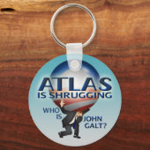 アトラスがキーチェーンを引っ張っている キーホルダー (正面)