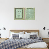 アトラスモダンア キャンバスプリント (インサイチュ (寝室))