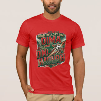 アトラスライオンズ ディママグリブ モロッコ サッカー ファンTシャツ Tシャツ