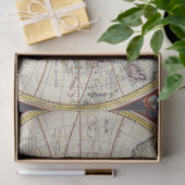 アトラス世界地図ヴィンテージ20x30デコページ 薄葉紙 (ギフト)