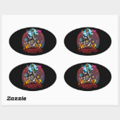 アトラス宇宙マン 楕円形シール (シート)