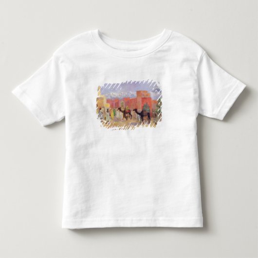 アトラス山脈の村 トドラーTシャツ (正面)