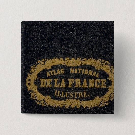 アトラス·ナショナル·ド·フランス 缶バッジ (正面)