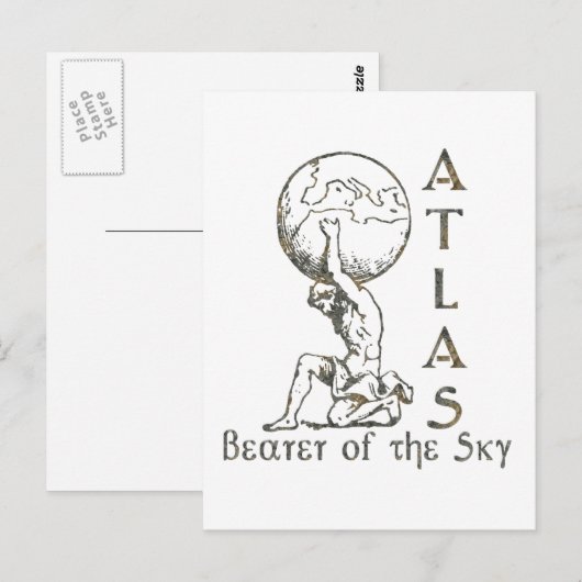 アトラス ポストカード (正面/裏面)
