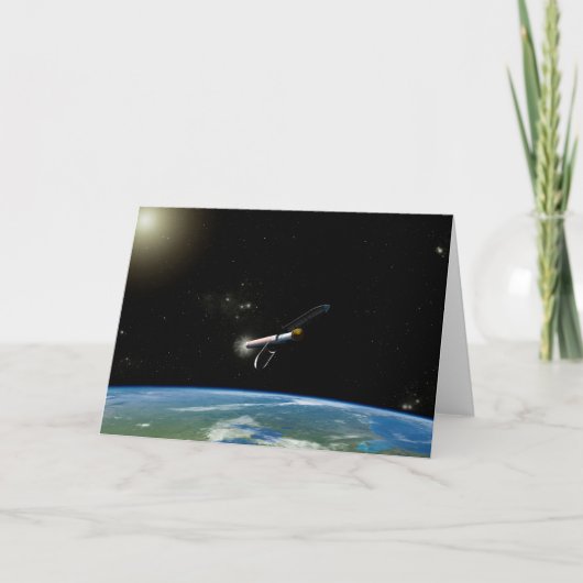 アトラスV541軌道上のロケットを打ち上げる。 カード (正面)