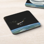 アトラスV541軌道上のロケットを打ち上げる。 コースター (左側)