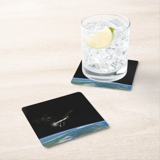 アトラスV541軌道上のロケットを打ち上げる。 スクエアペーパーコースター (インサイチュ)