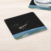 アトラスV541軌道上のロケットを打ち上げる。 スクエアペーパーコースター (アングル)