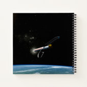 アトラスV541軌道上のロケットを打ち上げる。 ノートブック (裏面)