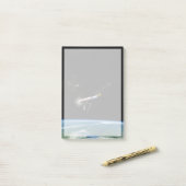 アトラスV541軌道上のロケットを打ち上げる。 ポストイット (デスク上)