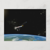 アトラスV541軌道上のロケットを打ち上げる。 ポストカード (正面)