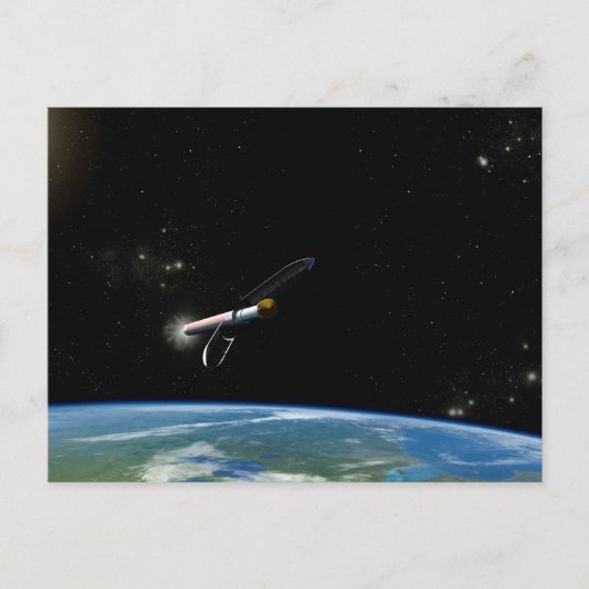 アトラスV541軌道上のロケットを打ち上げる。 ポストカード (正面)