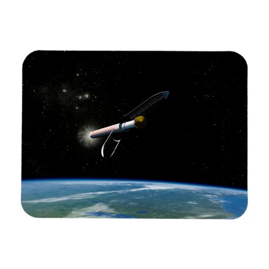 アトラスV541軌道上のロケットを打ち上げる。 マグネット (横)