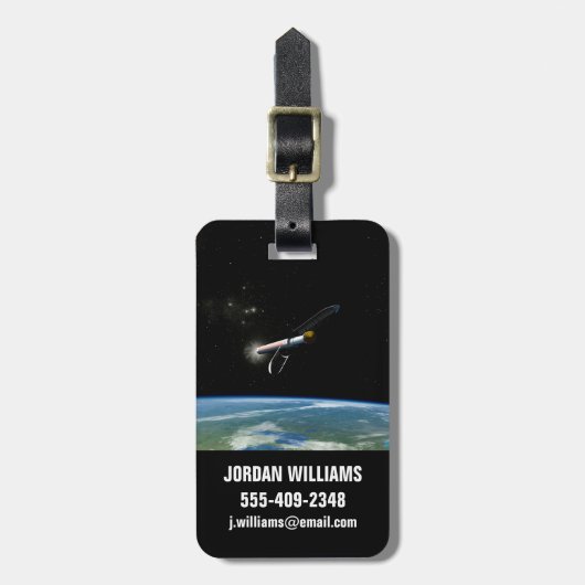 アトラスV541軌道上のロケットを打ち上げる。 ラゲッジタグ (正面縦)