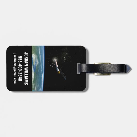 アトラスV541軌道上のロケットを打ち上げる。 ラゲッジタグ (裏面横)