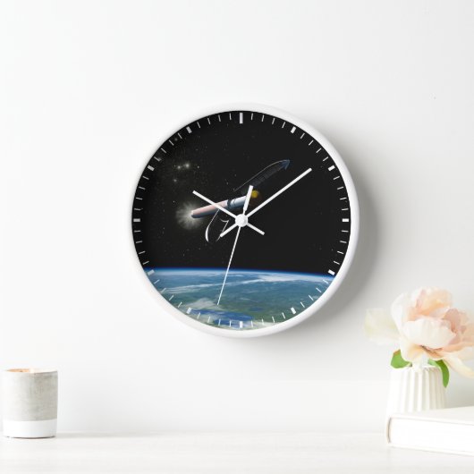 アトラスV541軌道上のロケットを打ち上げる。 壁時計 (ホーム)