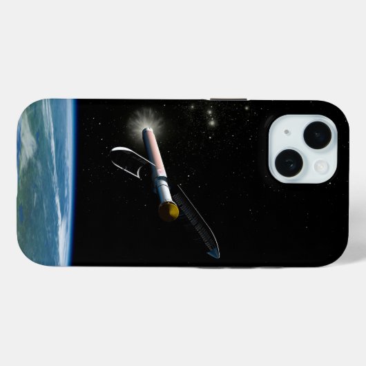 アトラスV541軌道上のロケットを打ち上げる。 Case-Mate iPhoneケース (裏面 (横))