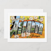 アトランタからの挨拶だ！ ポストカード (正面/裏面)