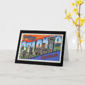 アトランタからの挨拶 カード (黄色い花)