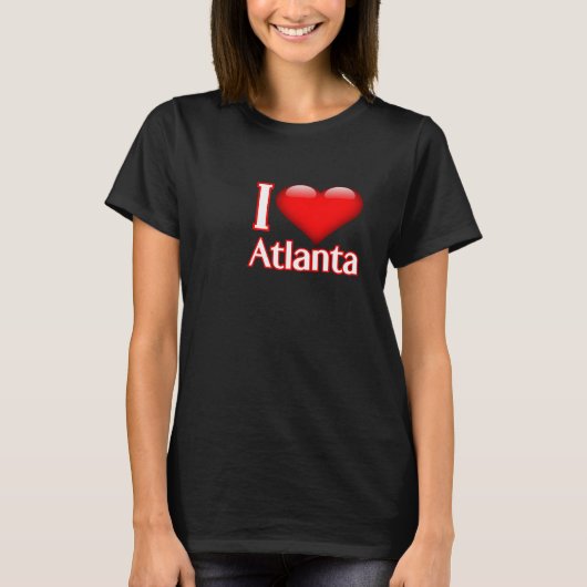 アトランタが好き Tシャツ (正面)